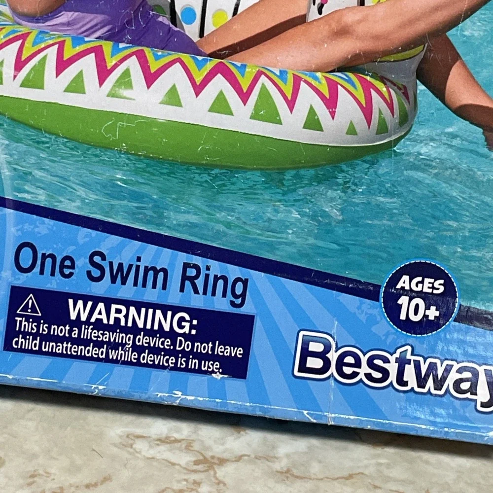 H2O GO! Alpaca‎ Swim Ring 41 in x 31.5 in x 35.5 in pool float NIB